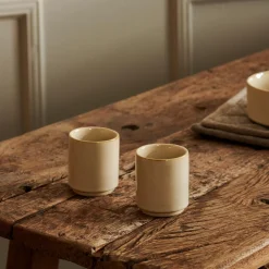 CASA Mineral Sand Taza De Espresso Beis Hot