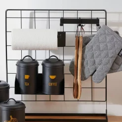 CASA Modular Perchero Con 3 Ganchos Negro Outlet