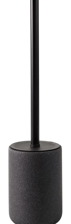 CASA Moon Cepillo Wc En Soporte Negro, Gris Oscuro Outlet