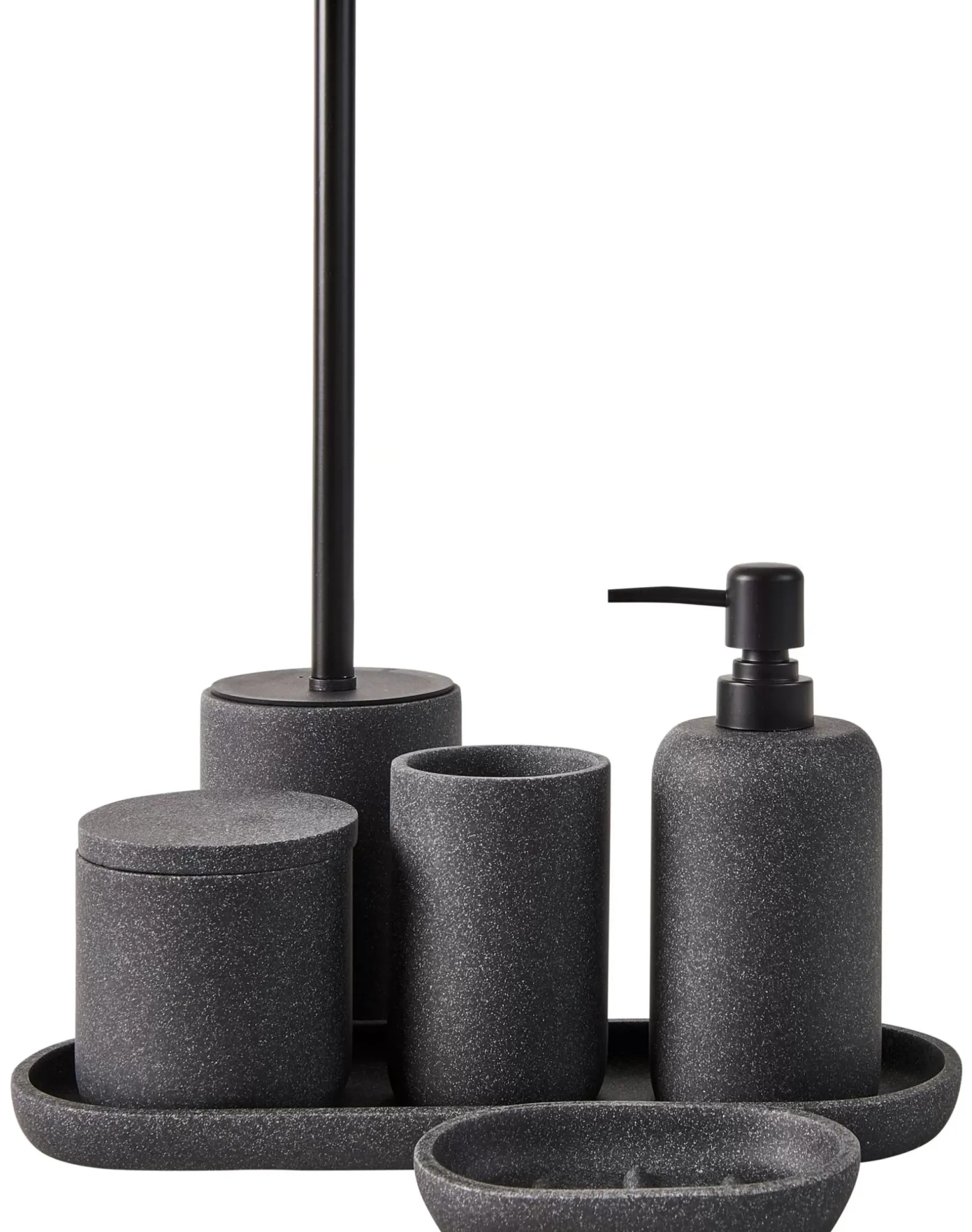 CASA Moon Jabonera Gris Oscuro Sale