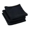 CASA Multi Pano De Microfibra Juego De 3 Negro Clearance