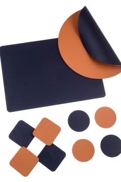 CASA Nappa Mantel Individual Negro, Marron Best