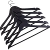 CASA New Wood Perchas Juego De 5 Negro Clearance