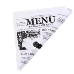 CASA Njam Cucuruchos Juego De 10 Negro, Blanco