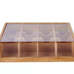 CASA Panda Caja Para Te 12 Compartim. Natural Outlet
