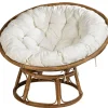 CASA Papasan Silla Natural, Blanco Apagado Hot