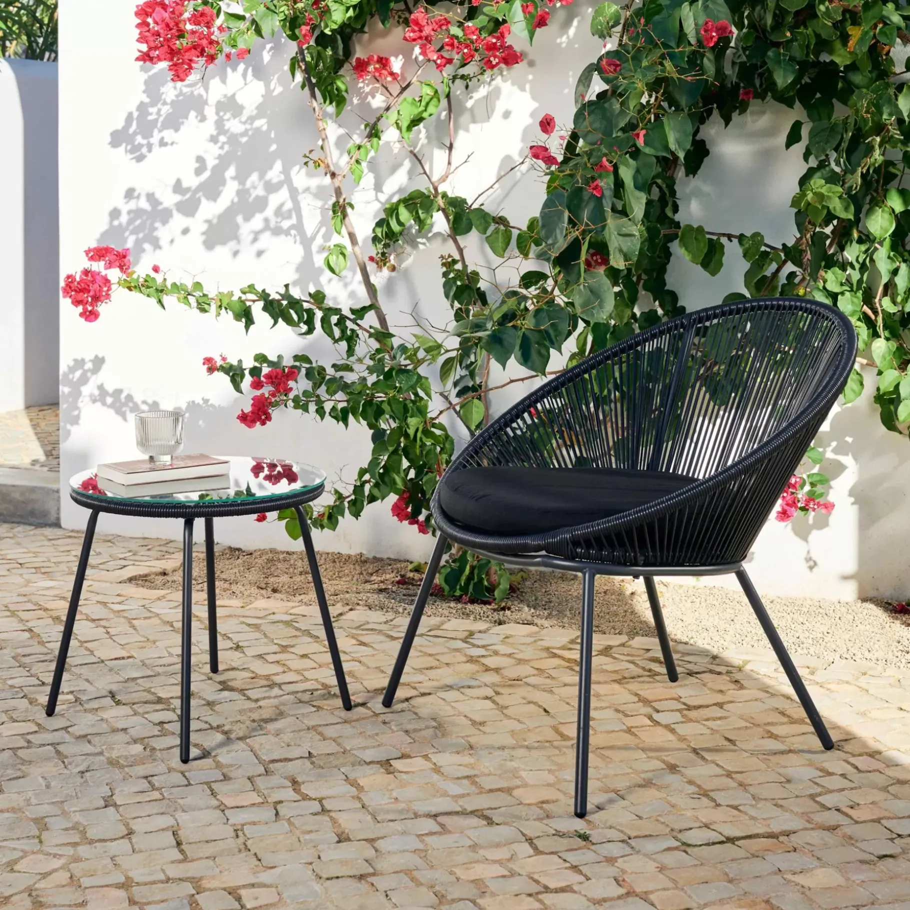 CASA Papayo & Acapulco Conjunto Lounge Negro Hot