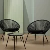 CASA Papayo & Acapulco Conjunto Lounge Negro Sale