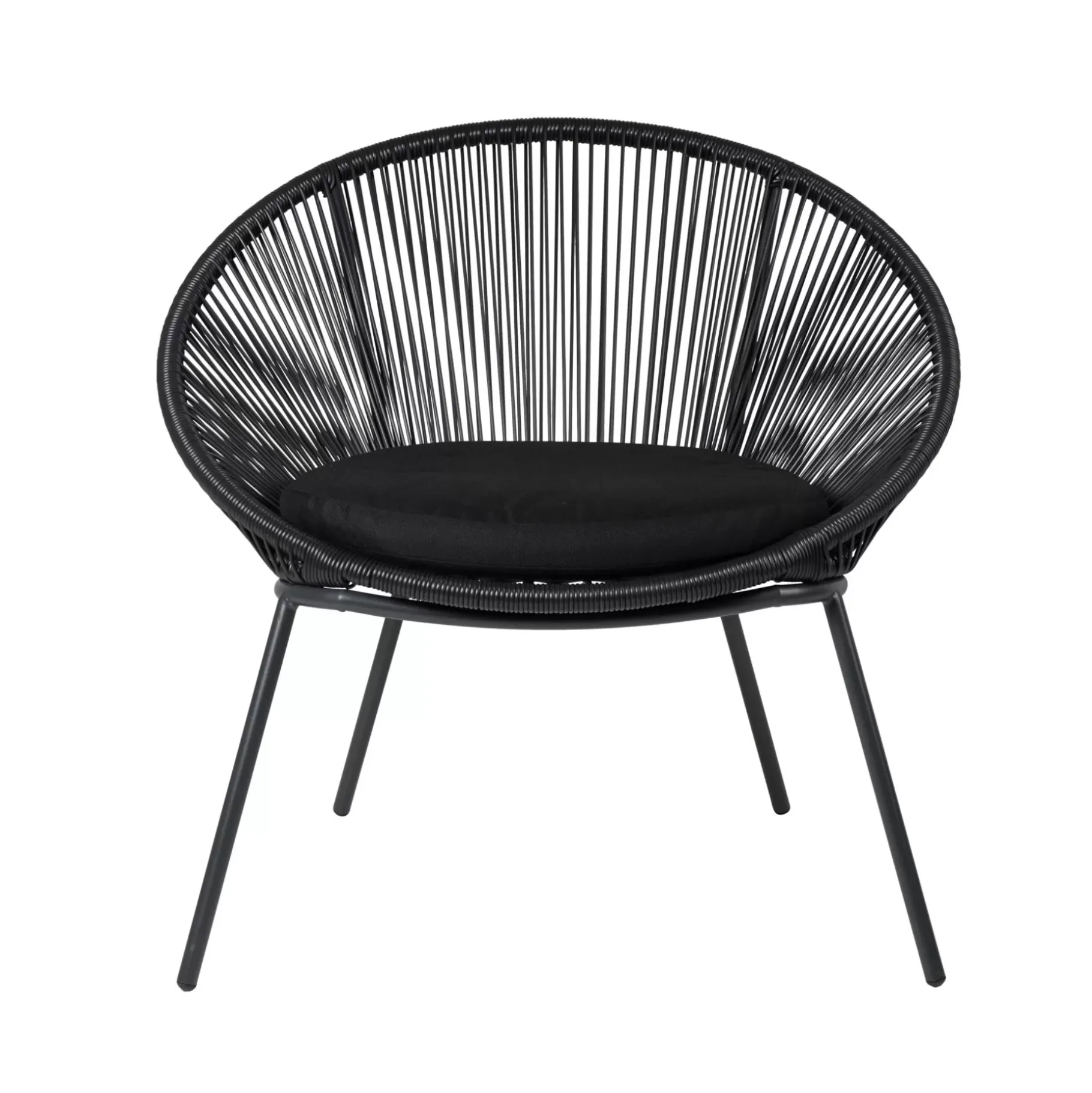 CASA Papayo Silla Lounge Negro Discount