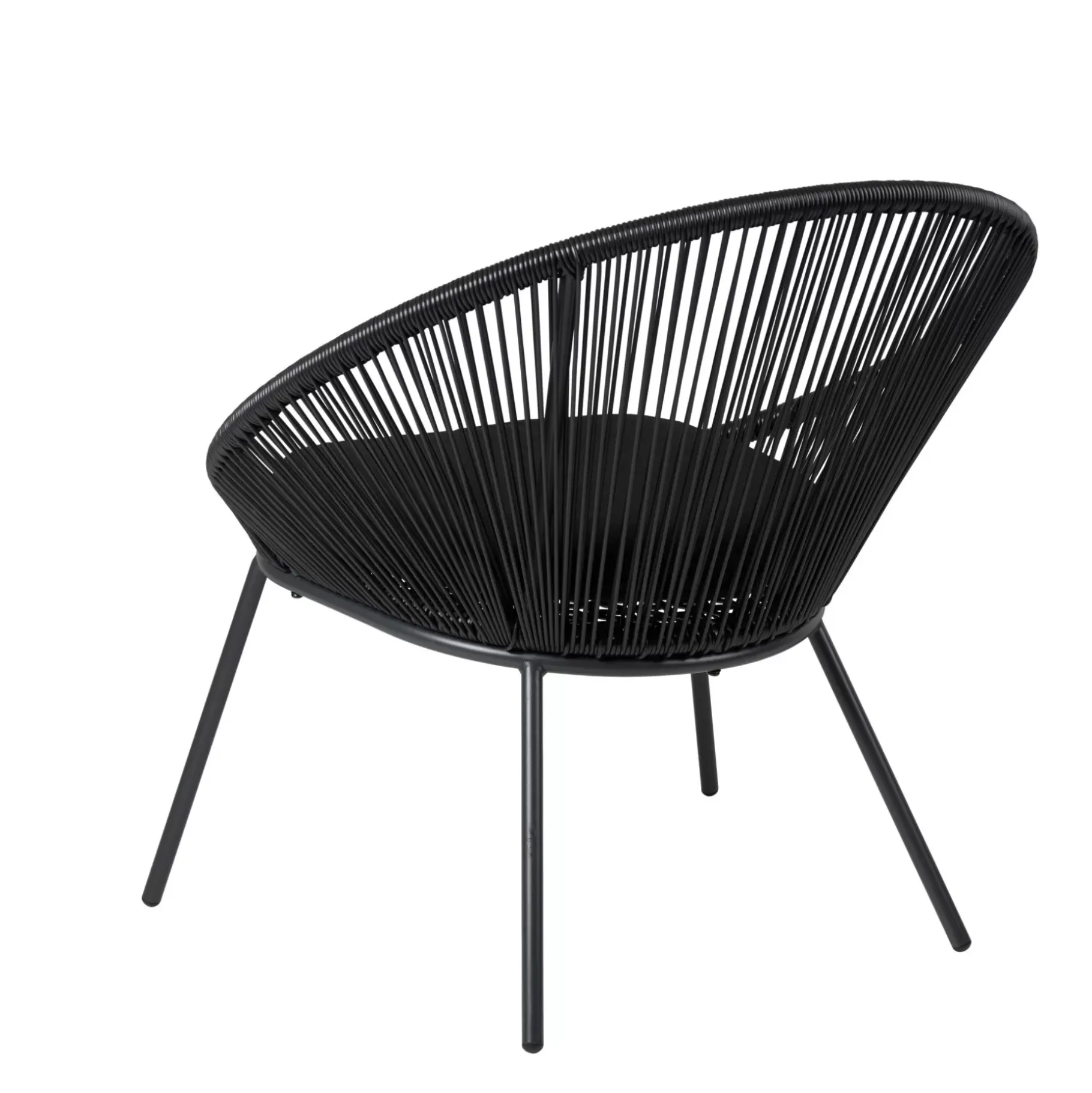 CASA Papayo Silla Lounge Negro Discount