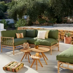 CASA Pauletta Luxe Cojin De Espalda Verde Sale