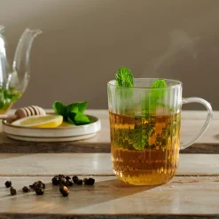 CASA Pausa Vaso De Te Con Asa Transparente Hot