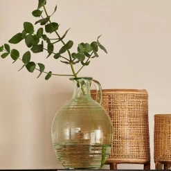 CASA Peonia Florero Verde Claro Outlet