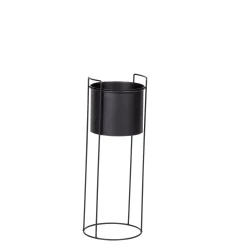 CASA Pluto Macetero Negro Clearance