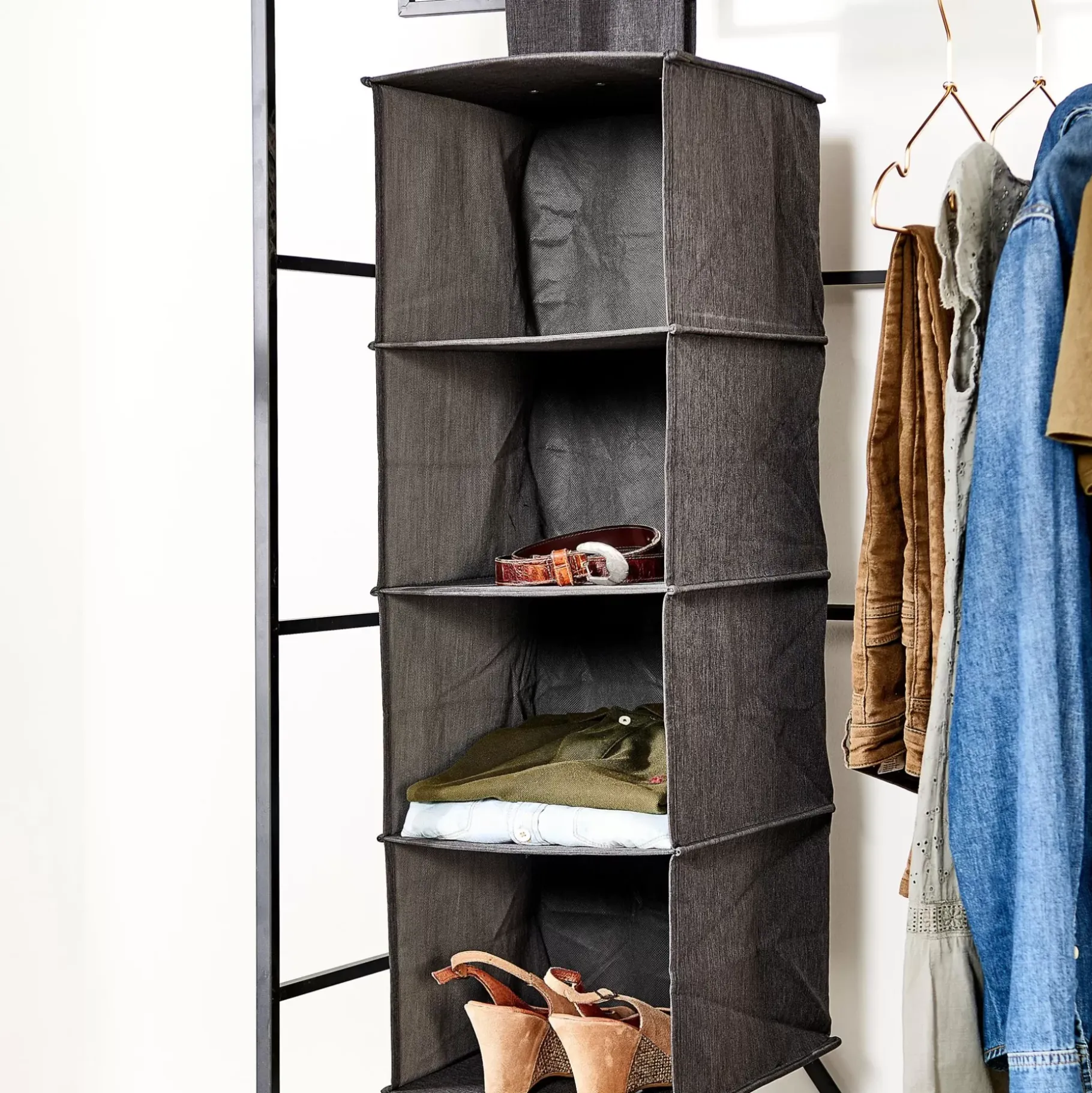 CASA Rango Sistema Almacenaje 4Compartimentos Gris Oscuro Sale