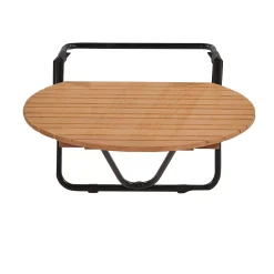 CASA Rava Mesa Plegable Mesa P/Balcon Natural Discount
