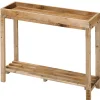 CASA Recycle Mesa Para Plantas Natural Clearance