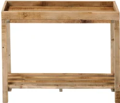 CASA Recycle Mesa Para Plantas Natural Clearance