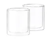 CASA Relax Vaso De Doble Pared Juego De 2 Transparente Clearance