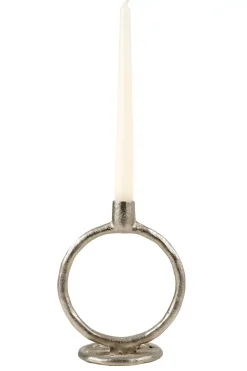 CASA Rings Candelabro Plateado Online