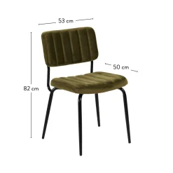 CASA Roxy Silla De Comedor Ancho Asiento: 46 Cm