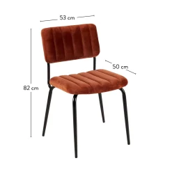 CASA Roxy Silla De Comedor Ancho Asiento: 46 Cm Outlet