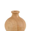 CASA Rubberwood Florero Decorativo Clearance