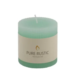 CASA Rustic Vela Estriada Menta Hot