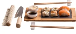 CASA Samourai Juego Para Sushi De 10 Piezas Natural Discount