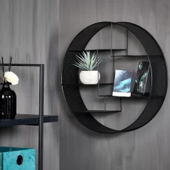 CASA Sanko Estanteria Para Colgar Negro Discount