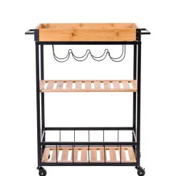 CASA Selmo Carrito De Cocina Natural