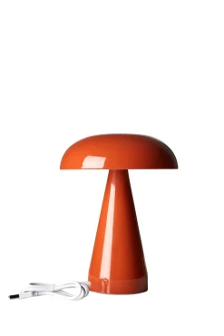 CASA Shroomlight Lampara De Mesa Naranja Outlet