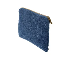 CASA Siera Bolsa De Maquillaje Azul Oscuro Hot