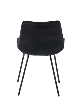CASA Silka Silla De Comedor Negro Clearance