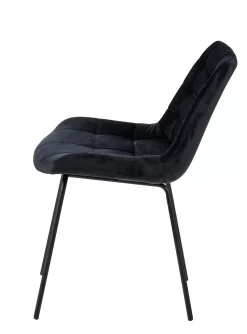 CASA Silka Silla De Comedor Negro Clearance