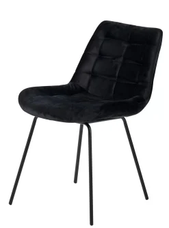 CASA Silka Silla De Comedor Negro Clearance