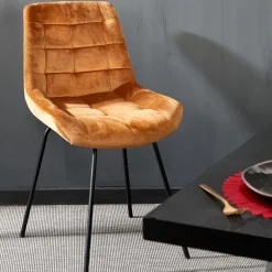 CASA Silka Silla De Comedor Negro, Marron Outlet