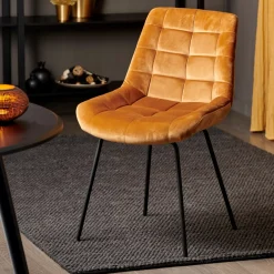 CASA Silka Silla De Comedor Negro, Marron Outlet