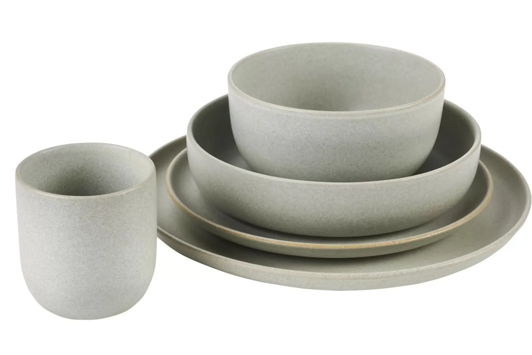 CASA Soul Clay Plato De Postre Verde Claro