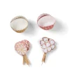 CASA Springtime Juego Para Cupcakes Juego De 48 Menta, Morado Claro New