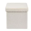 CASA Stor Puf Plegable Funcion Almac. Blanco