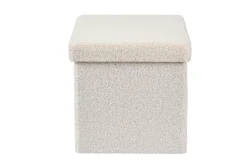 CASA Stor Puf Plegable Funcion Almac. Blanco