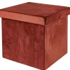 CASA Stor Puf Plegable Funcion Almac. Burdeos Hot