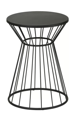 CASA Strapes Mesa Auxiliar Negro Sale