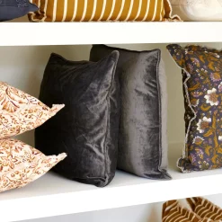 CASA Suave Funda Para Cojin Gris Oscuro Sale