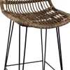 CASA Sumatra Silla De Bar Negro, Natural