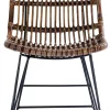 CASA Sumatra Silla De Comedor Negro, Marron Hot