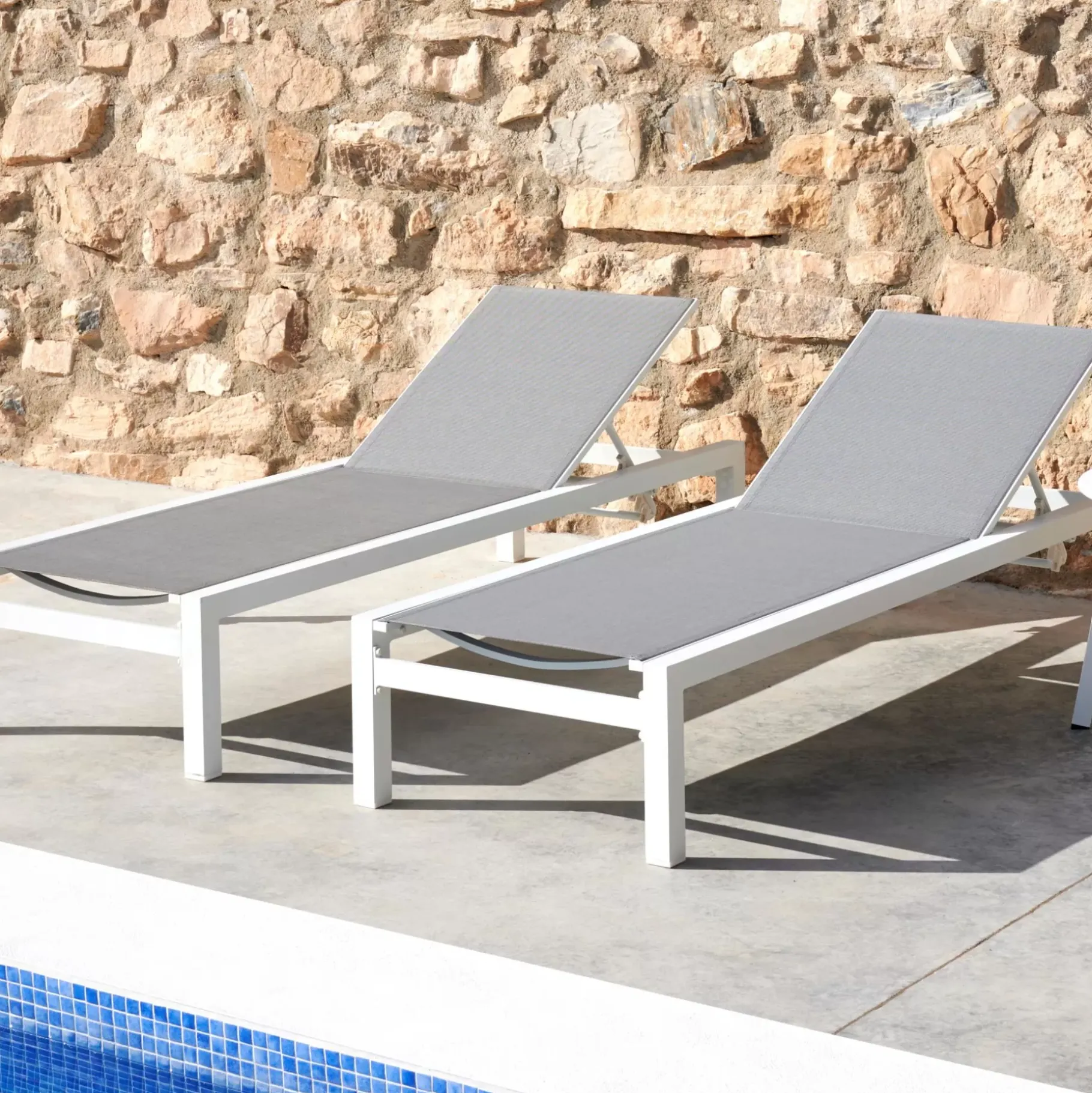 CASA Sydney Tumbona Blanco Outlet