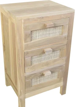 CASA Teck Cajonera 3 Cajones Natural Best
