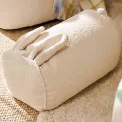 CASA Teddy Bunny Puf Blanco Apagado New